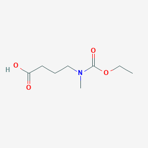 molecular formula C8H15NO4 B2904765 4-[(Ethoxycarbonyl)(methyl)amino]butanoic acid CAS No. 1152498-18-4