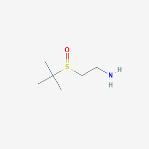 molecular formula C6H15NOS B2904774 2-(2-氨基乙烷磺酰基)-2-甲基丙烷 CAS No. 1248596-71-5