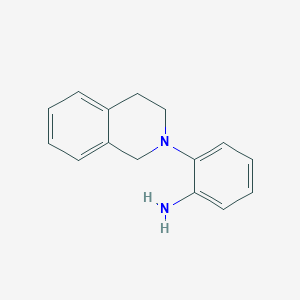 molecular formula C15H16N2 B2904778 2-[3,4-二氢-2(1H)-异喹啉基]苯胺 CAS No. 246247-91-6