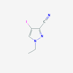 1-ethyl-4-iodo-1H-pyrazole-3-carbonitrile