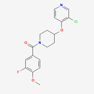 (4-((3-Chloropyridin-4-yl)oxy)piperidin-1-yl)(3-fluoro-4-methoxyphenyl)methanone