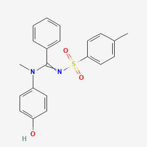 N-(4-hydroxyphenyl)-N-methyl-N'-tosylbenzimidamide