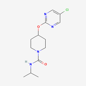 4-(5-Chloropyrimidin-2-yl)oxy-N-propan-2-ylpiperidine-1-carboxamide