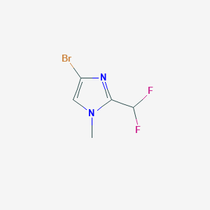 molecular formula C5H5BrF2N2 B2904858 4-Bromo-2-(difluoromethyl)-1-methylimidazole CAS No. 2248358-20-3