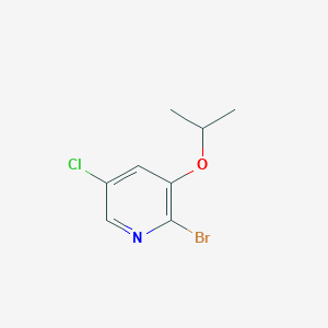 molecular formula C8H9BrClNO B2904859 2-Bromo-5-chloro-3-isopropoxypyridine CAS No. 2365418-86-4