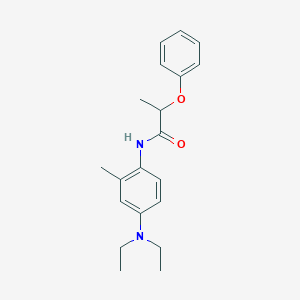 N-[4-(diethylamino)-2-methylphenyl]-2-phenoxypropanamide