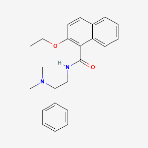 molecular formula C23H26N2O2 B2904888 N-(2-(二甲氨基)-2-苯乙基)-2-乙氧基-1-萘甲酰胺 CAS No. 899744-60-6