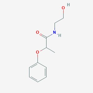 N-(2-hydroxyethyl)-2-phenoxypropanamide