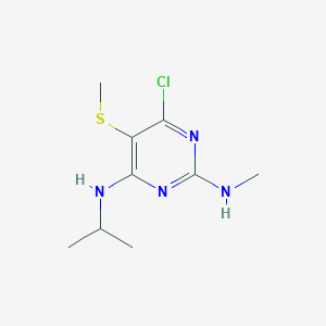 N-[4-chloro-6-(isopropylamino)-5-(methylsulfanyl)-2-pyrimidinyl]-N-methylamine