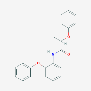 molecular formula C21H19NO3 B290490 2-phenoxy-N-(2-phenoxyphenyl)propanamide 