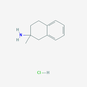 2-Methyl-3,4-dihydro-1H-naphthalen-2-amine;hydrochloride