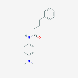molecular formula C20H26N2O B290493 N-[4-(diethylamino)phenyl]-4-phenylbutanamide 
