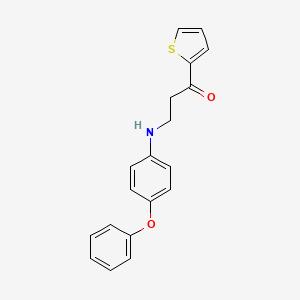 3-(4-Phenoxyanilino)-1-(2-thienyl)-1-propanone