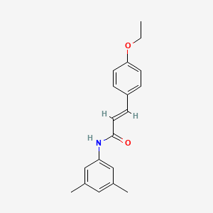 molecular formula C19H21NO2 B2904943 (2E)-N-(3,5-dimethylphenyl)-3-(4-ethoxyphenyl)prop-2-enamide CAS No. 431912-88-8