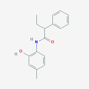 molecular formula C17H19NO2 B290495 N-(2-hydroxy-4-methylphenyl)-2-phenylbutanamide 