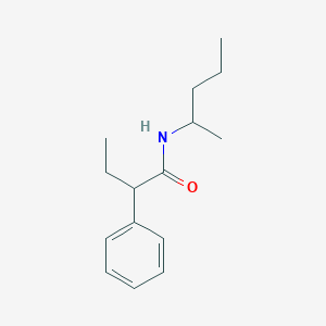 molecular formula C15H23NO B290496 N-(1-methylbutyl)-2-phenylbutanamide 