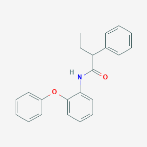 molecular formula C22H21NO2 B290497 N-(2-phenoxyphenyl)-2-phenylbutanamide 