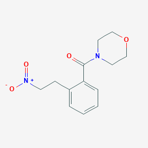 molecular formula C13H16N2O4 B2904970 吗啉基(2-(2-硝基乙基)苯基)甲酮 CAS No. 338770-86-8