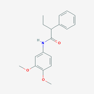 N-(3,4-dimethoxyphenyl)-2-phenylbutanamide