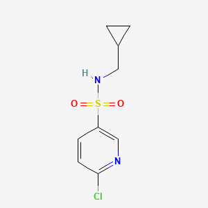 6-chloro-N-(cyclopropylmethyl)pyridine-3-sulfonamide