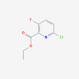 molecular formula C8H7ClFNO2 B2905019 Ethyl 6-chloro-3-fluoropicolinate CAS No. 1214363-79-7