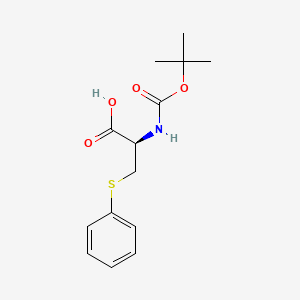 molecular formula C14H19NO4S B2905033 Boc-(S)-苯基-L-Cys CAS No. 163705-28-0