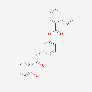 3-[(2-Methoxybenzoyl)oxy]phenyl 2-methoxybenzoate