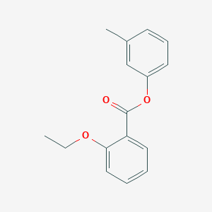 molecular formula C16H16O3 B290506 3-Methylphenyl 2-ethoxybenzoate 