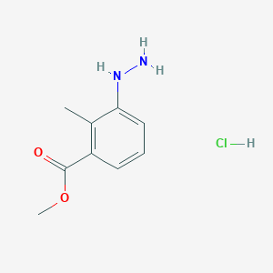Methyl 3-hydrazinyl-2-methylbenzoate hydrochloride