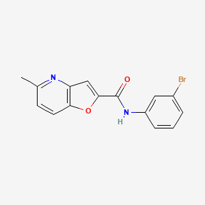 molecular formula C15H11BrN2O2 B2905089 N-(3-bromophenyl)-5-methylfuro[3,2-b]pyridine-2-carboxamide CAS No. 941928-36-5