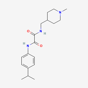 N1-(4-isopropylphenyl)-N2-((1-methylpiperidin-4-yl)methyl)oxalamide