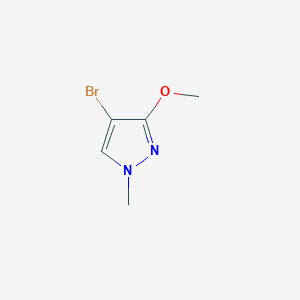 molecular formula C5H7BrN2O B2905109 4-bromo-3-methoxy-1-methyl-1H-pyrazole CAS No. 1350323-85-1