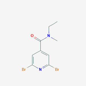 2,6-dibromo-N-ethyl-N-methylpyridine-4-carboxamide