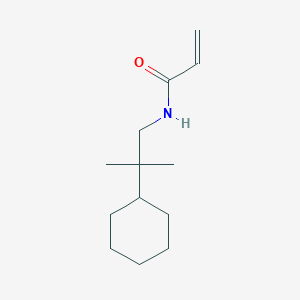 N-(2-Cyclohexyl-2-methylpropyl)prop-2-enamide