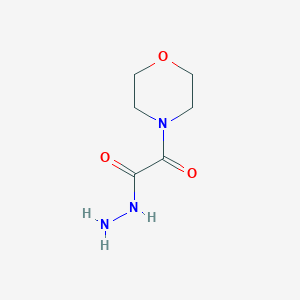 molecular formula C6H11N3O3 B2905119 2-吗啉-2-氧代乙酰肼 CAS No. 19356-08-2