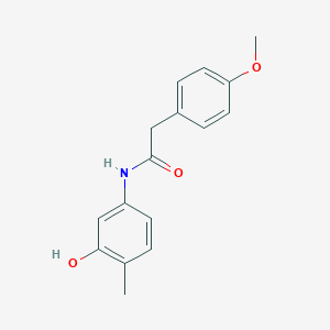 N-(3-hydroxy-4-methylphenyl)-2-(4-methoxyphenyl)acetamide