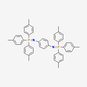 molecular formula C48H46N2P2 B2905158 N,N'-(对苯撑)双[三(4-甲基苯基)膦亚胺] CAS No. 51870-56-5