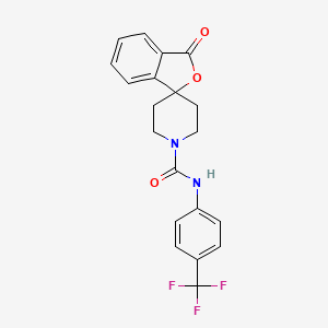 3-oxo-N-(4-(trifluoromethyl)phenyl)-3H-spiro[isobenzofuran-1,4'-piperidine]-1'-carboxamide
