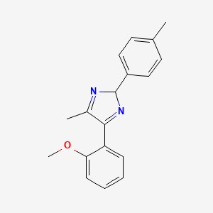 4-(2-methoxyphenyl)-5-methyl-2-(4-methylphenyl)-2H-imidazole