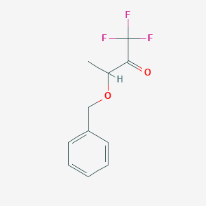 molecular formula C11H11F3O2 B2905200 3-(Benzyloxy)-1,1,1-trifluorobutan-2-one CAS No. 1803589-11-8
