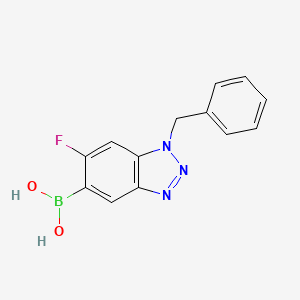 (1-Benzyl-6-fluoro-1,2,3-benzotriazol-5-yl)boronic acid