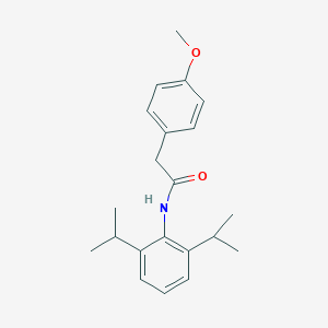 molecular formula C21H27NO2 B290522 N-(2,6-diisopropylphenyl)-2-(4-methoxyphenyl)acetamide 