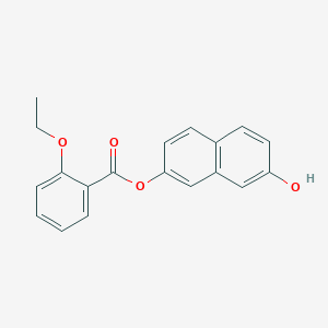 molecular formula C19H16O4 B290523 7-Hydroxy-2-naphthyl 2-ethoxybenzoate 