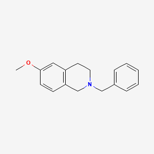 molecular formula C17H19NO B2905240 2-Benzyl-6-methoxy-1,2,3,4-tetrahydroisoquinoline CAS No. 1823523-01-8