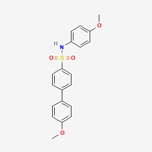 4'-methoxy-N-(4-methoxyphenyl)-[1,1'-biphenyl]-4-sulfonamide