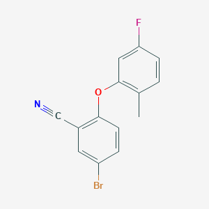 5-BRomo-2-(5-fluoro-2-methylphenoxy)benzonitrile