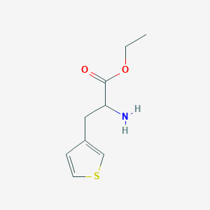 molecular formula C9H13NO2S B2905326 Ethyl 2-amino-3-(thiophen-3-YL)propanoate CAS No. 1340078-50-3