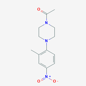 1-Acetyl-4-(2-methyl-4-nitrophenyl)piperazine