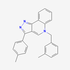 5-(3-methylbenzyl)-3-(p-tolyl)-5H-pyrazolo[4,3-c]quinoline
