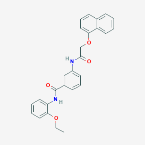 N-(2-ethoxyphenyl)-3-{[(1-naphthyloxy)acetyl]amino}benzamide